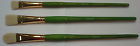 3-filbert Flat Artists Set Level Brushes Loft Bright 3 Paint