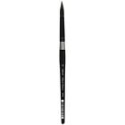 3000s-12 3000s12 Silver Brush Limited Round Paintbrushes Black Velvet Short 765179300626