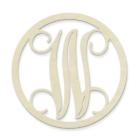 300476 Unfinishedwoodco Single Letter Circle Unfinished 835153004762