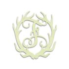 835154 300539 Unfinishedwoodco Antler Monogram Decorative Piece 835153005394