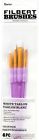 30062987 Darice White Taklon Brush Pack 889092610164