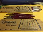 3017 Grumbacher Vintage Brushes Size And Nos Of Each