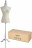 318179807 Bonnlocrafts Female Dress Form Pinnable Mannequin Body Torso Adjustable Stand