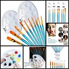 32126777 Art Pro Pcs Acrylic Painting Paint Brush Set 709044099550