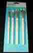 0289955 32249 Patterning Brush Martha Stewart Crafts Paint Set Of 4 New White Nylon Bristle 028995322495