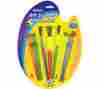 3411-24 Bazic Kids Watercolor Paint Brushes Set Of 9 764608034118