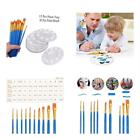 369 Hulameda Paintbrush Sets Pcs Brush With Tray Palet 749029046698