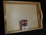 381012 Walnut Hollow Rectangular Wood Tray New