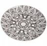 3chr5835m Evergreen Just Add Color Ceramic Mandala Platter Plate 808412494253