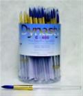 405387 Dynasty Sapphire Fiber Short Handle Paint Brush Clear With Blue