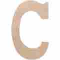 40wh-40354 Walnut Hollow C Wood Letters 18 046308403549