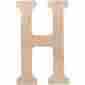 40wh-40397 Walnut Hollow H Wood Letters 18 046308403976