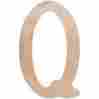 40wh-40406 Walnut Hollow Q Wood Letters 18 046308404065
