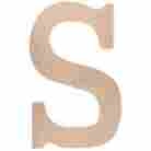 40wh-40408 Walnut Hollow S Wood Letters 18 046308404089