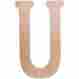 40wh-40410 Walnut Hollow U Wood Letters 18 046308404102