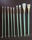 4150a Donna Dewberry Set Of Plaid One Stroke Glass Ceramics Brush