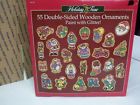 41709 Craft House Vintage Paint On Wood Wooden Christmas Ornaments Kit