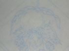 0512 42x42 Embrodery Fruit Painted. Medley Cloth Ready Table Artex App