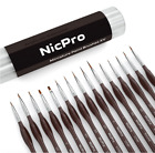 43180-173059 Nicpro Professional Detail Art Painting Brush Set Watercolor 691039418951