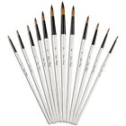 4321980913 Painting Brushes Ovalwash Paintbrushes Professional Round Pointed Set 645195926478