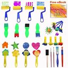 4322375894 Scirokko Paint Brushes For Kids Acrylic Watercolor Artist 691608252702