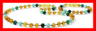 43234-2219 Raw Amber Teething Necklace Set For Bab Jade 703709906092