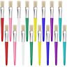 43243 Leyaron Piece Large Flat Tip Paint Brushes Hog Bristle Tempera