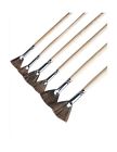 4336955907 Meeden Fan Brushes Hog Boar Bristle Paint Natural Brush