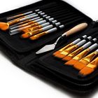 4336956001 Benicci Artist Paint Brush Set Different Shapes Sizes Free Painting