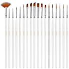 4336958617 Pandafly Paint Brush Set Round Pointed Tip Watercolor 792759722974