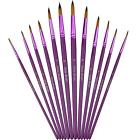 4336962532 Mudder Paint Brush Set Round Pointed Tip Watercolor 792759724145