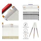 4336962537 Pcs Pointedround Paintbrushes Detail Fine Miniature Figurine Brushes 606682937872