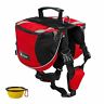 4337027625 Pet Tactical Harness Vest Dog Pack Straps Hound Travel Hiking