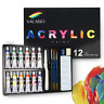 43396-143684 Vacasso Acrylic Paint Set With Vivid Colors Bonus 690000390937