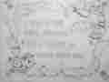 4587 Artex Tri Chem Blue Bird In Bush Motto Picture To Paint Pre Shaded Cute