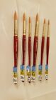 4620.8 Grumbacher Goldenedge Round Watercolor Brush Synthetic Bristles All In Lot