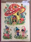 498-c Meyercord Vintage 1970s Mushrooms