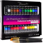 5060561800056 Visuartpro Watercolor Paint Set With Premium Tubes And