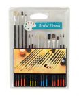 51112 Tool Cache Lot Of Artist Brush Set Pieces 042374703415