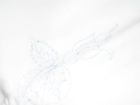 52x70 Buds Cameo Cloth Roses Embrodery Table Painted App