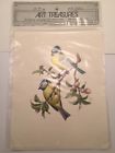54010 Art Treasures Vintage Decoupage Print By Pair Of Blue Jays
