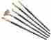 5504000 Winsor Newton Monarch Filbert Brush Set Of 3