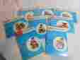 5594 Model Cars Graupner Ready To Paint Wood Tile Lot Of 8 Germany Classic Kid Stories