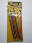 5952 Globemaster Vintage Assorted Artists Brushes Wood In Open Package Japan