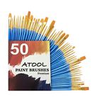 600248792264 Atool Acrylic Paint Brush Set Packs Pcs Nylon