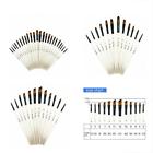 601706959823 Paintbrush Sets Paint Brushes Pcs Nylon Bristles With