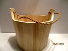 602129012010 Woodline Works Large Unfinished Soft Wood Bucket Rope