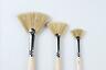 606829670013 Unbranded Oil Acrylic Paint Brushes Artist Fan Hog
