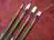 6100f-10 Princeton Artist Brush Long Handle Synthetic Bristle Flat Set Of 2