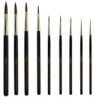 As-140 616919978219 Zem Green Sable Synthetics Rounds Combo Pcs